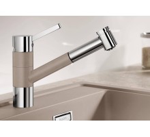 Смеситель Blanco Tivo-S Silgranit антрацит 