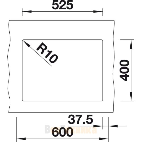 Кухонная мойка Blanco Subline 340/160-U (чаша слева) жемчужный 