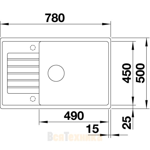 Кухонная мойка Blanco Zia XL 6 S Compact черный 