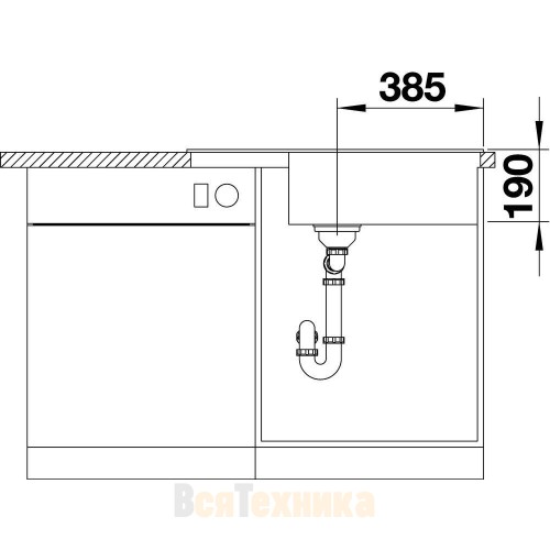 Кухонная мойка Blanco Zia XL 6 S Compact черный 