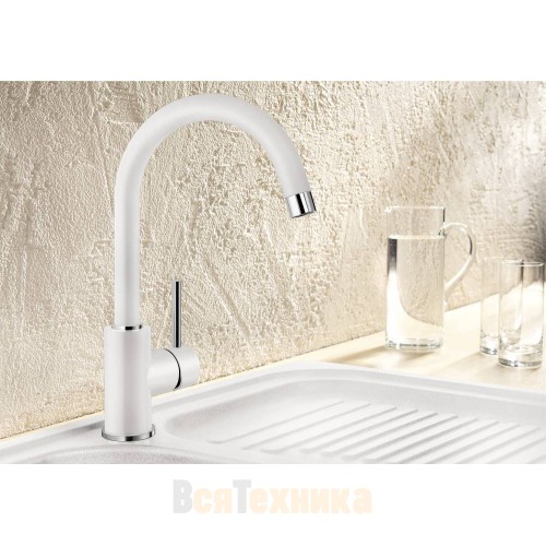 Смеситель Blanco Mida Silgranit черный 