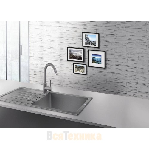 Смеситель Blanco Mida Silgranit черный 