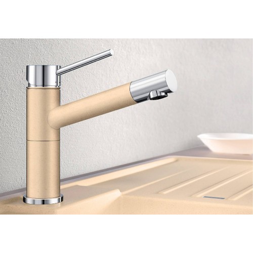 Смеситель Blanco Alta Compact Silgranit жасмин 