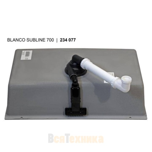 Кухонная мойка Blanco Subline 700-U алюметаллик 
