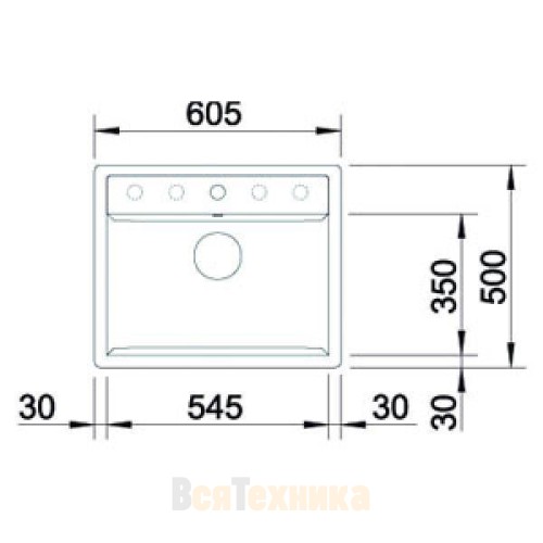 Кухонная мойка Blanco Dalago 6-F антрацит 