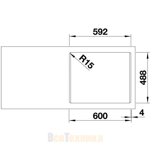Кухонная мойка Blanco Palona 6 Ceramic PuraPlus базальт 