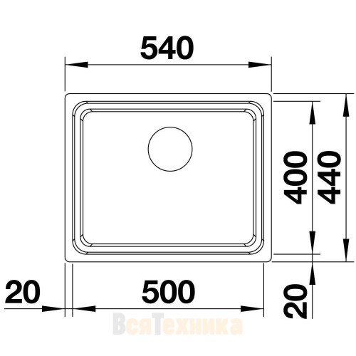 Кухонная мойка Blanco Etagon 500-U 