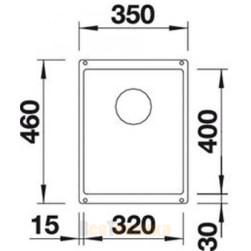 Кухонная мойка Blanco Subline 320-U антрацит 