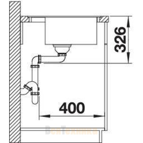 Кухонная мойка Blanco Dalago 6-F антрацит 