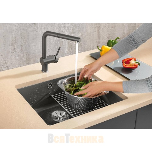 Кухонная мойка Blanco Subline 500-U Ceramic белый 