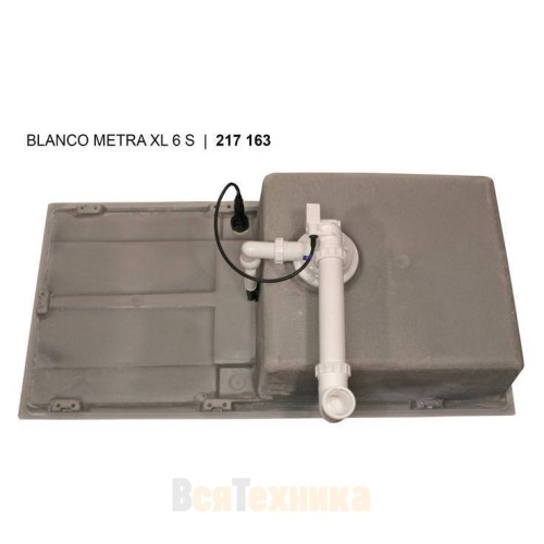 Кухонная мойка Blanco Metra XL 6 S-F темная скала 