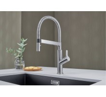 Смеситель сенсорный Blanco Solenta-S Senso хром ручка справа 