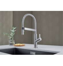 Смеситель сенсорный Blanco Solenta-S Senso хром ручка справа 