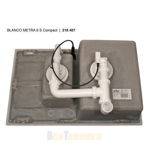 Кухонная мойка Blanco Metra 6 S Compact жемчужный 