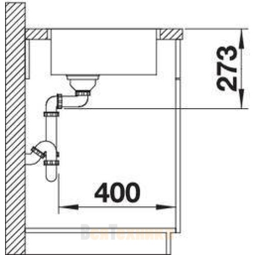 Кухонная мойка Blanco Zerox 340-IF Durinox 