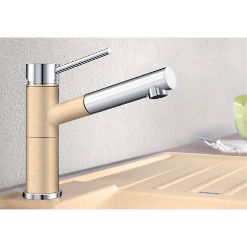 Смеситель Blanco Alta-S Compact Silgranit черный 