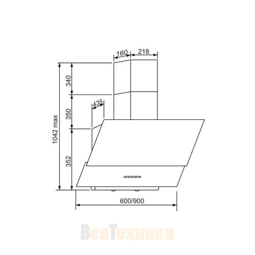 Вытяжка Schaub Lorenz SLD DL9810