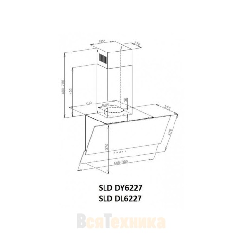 Вытяжка Schaub Lorenz SLD DL6227