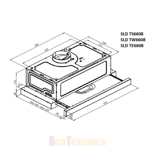 Вытяжка Schaub Lorenz SLD TE6608