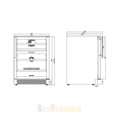 Винный шкаф Vestfrost Solutions W 45