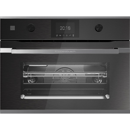 Компактный духовой шкаф с микроволнами Kuppersbusch CBM 6350.0 GPH 3 Silver Chrome