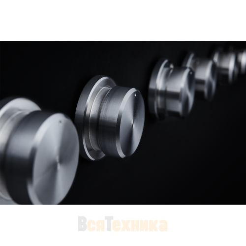 Индукционная варочная панель с вытяжкой Kuppersbusch KMI 9850.0 SR Silver Chrome