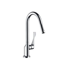 Смеситель для кухни AXOR Citterio с выдвижным душем 1/2 нержавеющая сталь 39835800