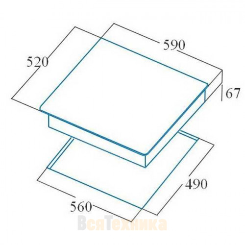 Варочная панель Cata AHL 64