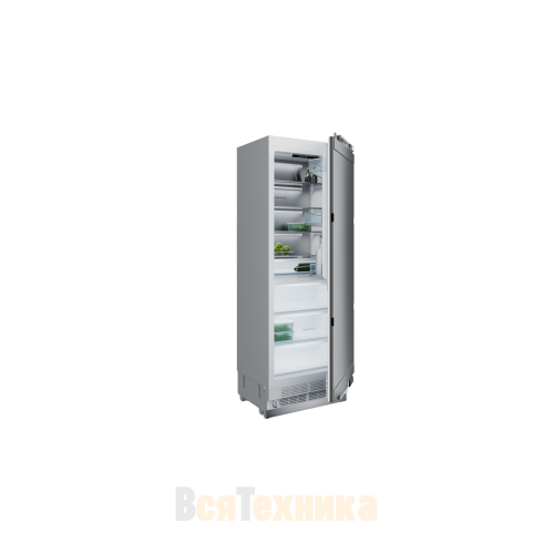 Встраиваемая холодильная камера Kuppersbusch FKFX 9800.0i -E с дверью из нержавеющей стали