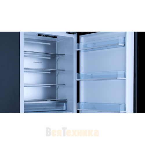 Встраиваемая холодильная камера Kuppersbusch FKFX 9800.0i -E с дверью из нержавеющей стали