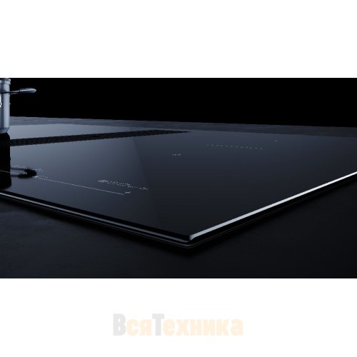 Индукционная варочная панель с вытяжкой Kuppersbusch KMI 8590.0 SR Black Velvet
