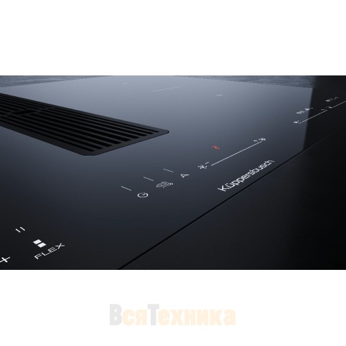 Индукционная варочная панель с вытяжкой Kuppersbusch KMI 8590.0 SR Black Velvet