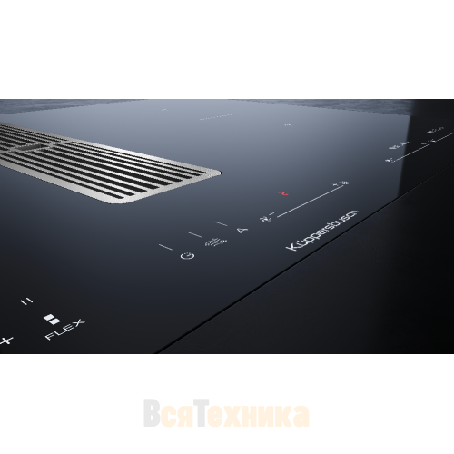 Индукционная варочная панель с вытяжкой Kuppersbusch KMI 8590.0 SR Stainless Steel