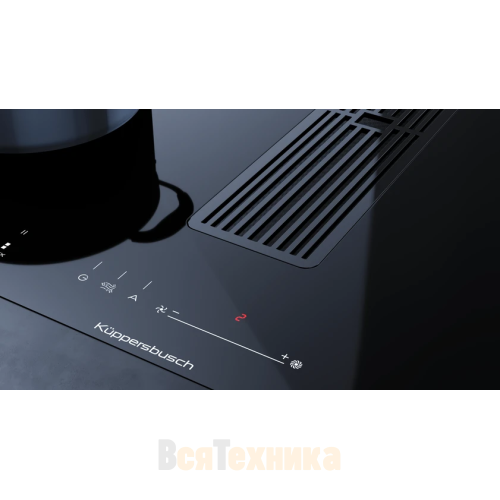 Индукционная варочная панель с вытяжкой Kuppersbusch KMI 8590.0 SR