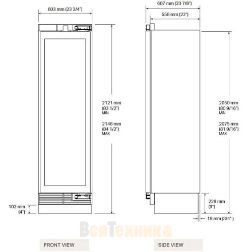 Винный шкаф Signature Kitchen Suite SKSCW242RP