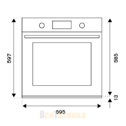 Духовой шкаф Bertazzoni F6011MODVPTX/23