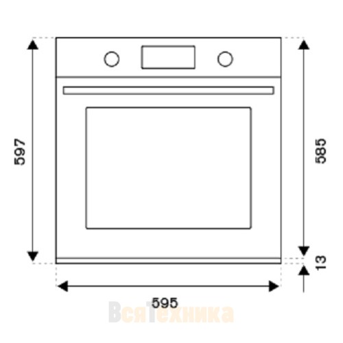 Духовой шкаф Bertazzoni F6011PROVPTN/23