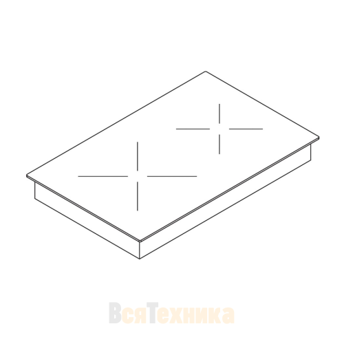 Индукционная стеклокерамическая варочная панель BORA CKI