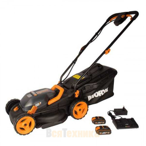 Газонокосилка аккумуляторная Worx WG779E