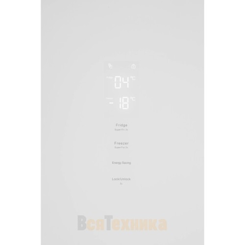 Холодильник Hyundai CC35083F белое стекло