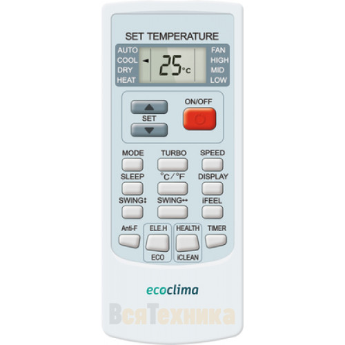 Кондиционер Ecoclima Frost Line ECW-AX09/FB-4R1 / EC-AX09/F-4R1