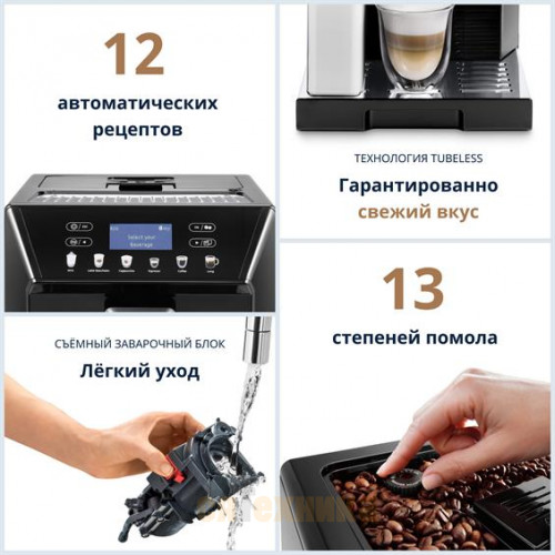 Кофемашина DeLonghi ECAM46.860.B