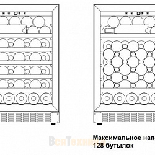 Винный шкаф Dometic C50G Double Wooden Zebrano