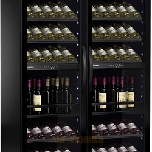 Винный шкаф Dometic E115FG VinoView Double Elegance
