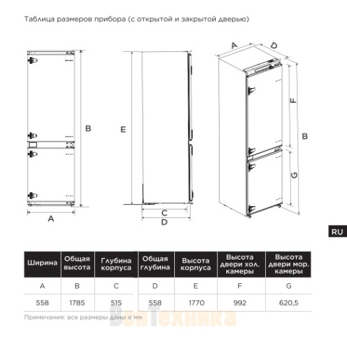 Холодильник Midea MDRE371FGE01M