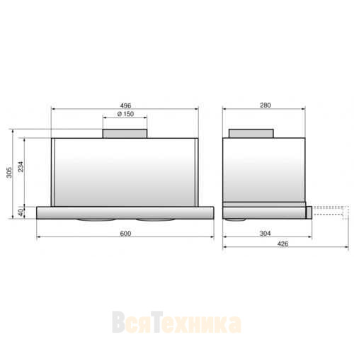 Вытяжка Elikor Интегра S2 60П-700-В2Д