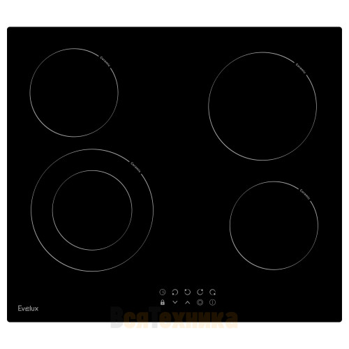 Электрическая варочная панель Evelux HEV 641 B