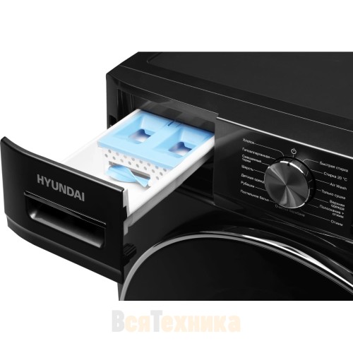 Стирально-сушильная машина Hyundai WFD8401 темно-серый