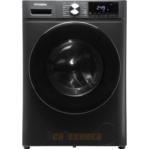Стирально-сушильная машина Hyundai WFD8401 темно-серый
