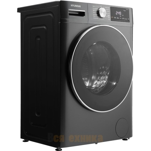 Стирально-сушильная машина Hyundai WFD8401 темно-серый